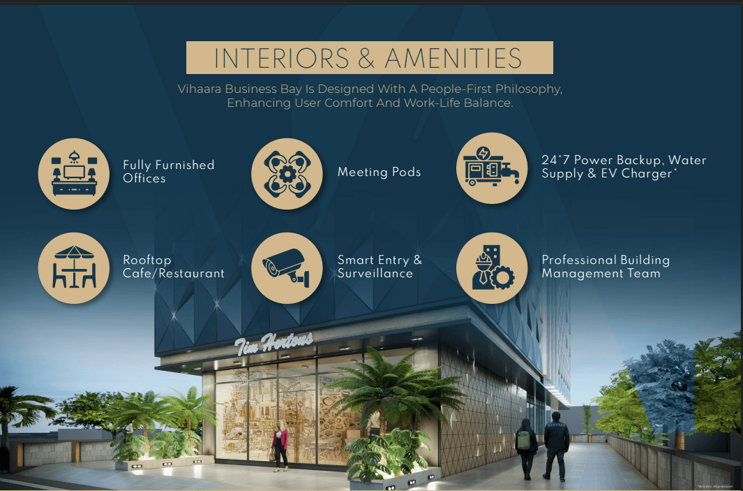 Vihaara Business Bay - Interiors & Amenities